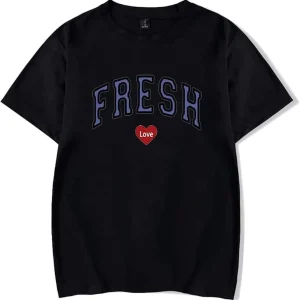 Fresh Love Boyfriend T Shirt (Black)