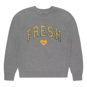 Fresh Love Varsity Crewneck (Athletic Grey)