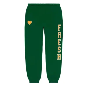 Fresh Love Varsity Sweatpants (Green)