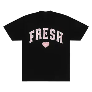 Fresh Love Varsity T Shirt (Black)