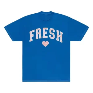 Fresh Love Varsity T Shirt (Blue)