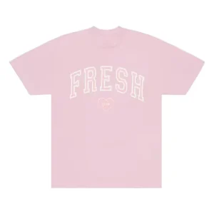 Fresh Love Varsity T Shirt (Pink)