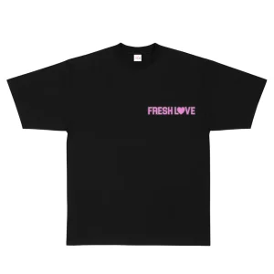 Fresh Love Logo Tee – Black